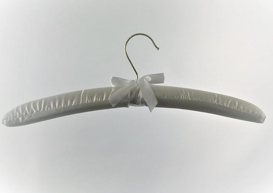 White Satin Soft Padded Hanger