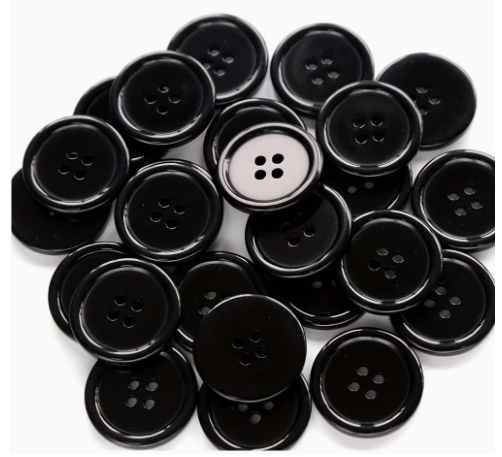 Spare Black Buttons (144pcs per Pack)