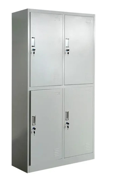 4 Swing Door Metal Cabinet / Locker (l x b x h): 90 x 45 x 185 cm