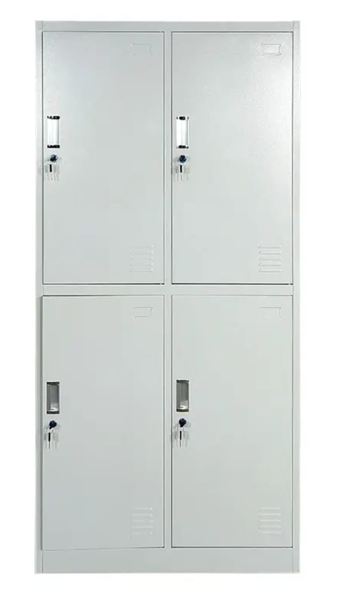 4 Swing Door Metal Cabinet / Locker (l x b x h): 90 x 45 x 185 cm