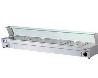 5 Pan Table Top Bain Marie / Food Warmer