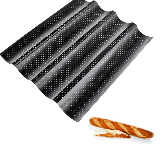 Baguette Baking Tray 3 in 1 38 x 24.5cm