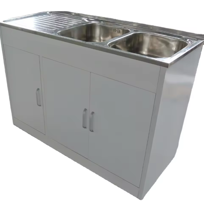 Double Sink with Storage Cabinet 830*1179*489mm