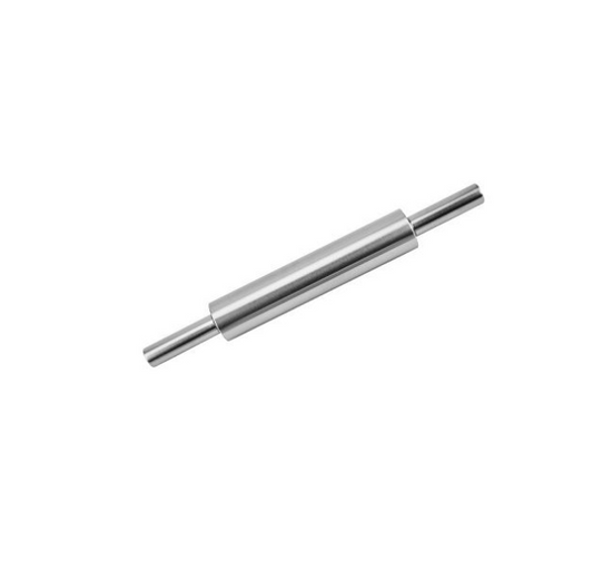 25cm Stainless Steel Rolling Pin - Light weight