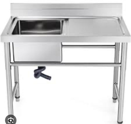 Stainless Steel Sink - Sink on the left side Mila Kitchenware and Equipment Limited