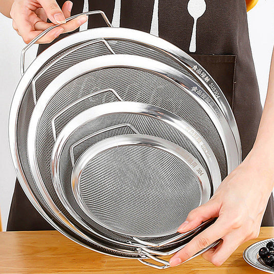 Strainer / Colander Fine Net with 2 Handles
