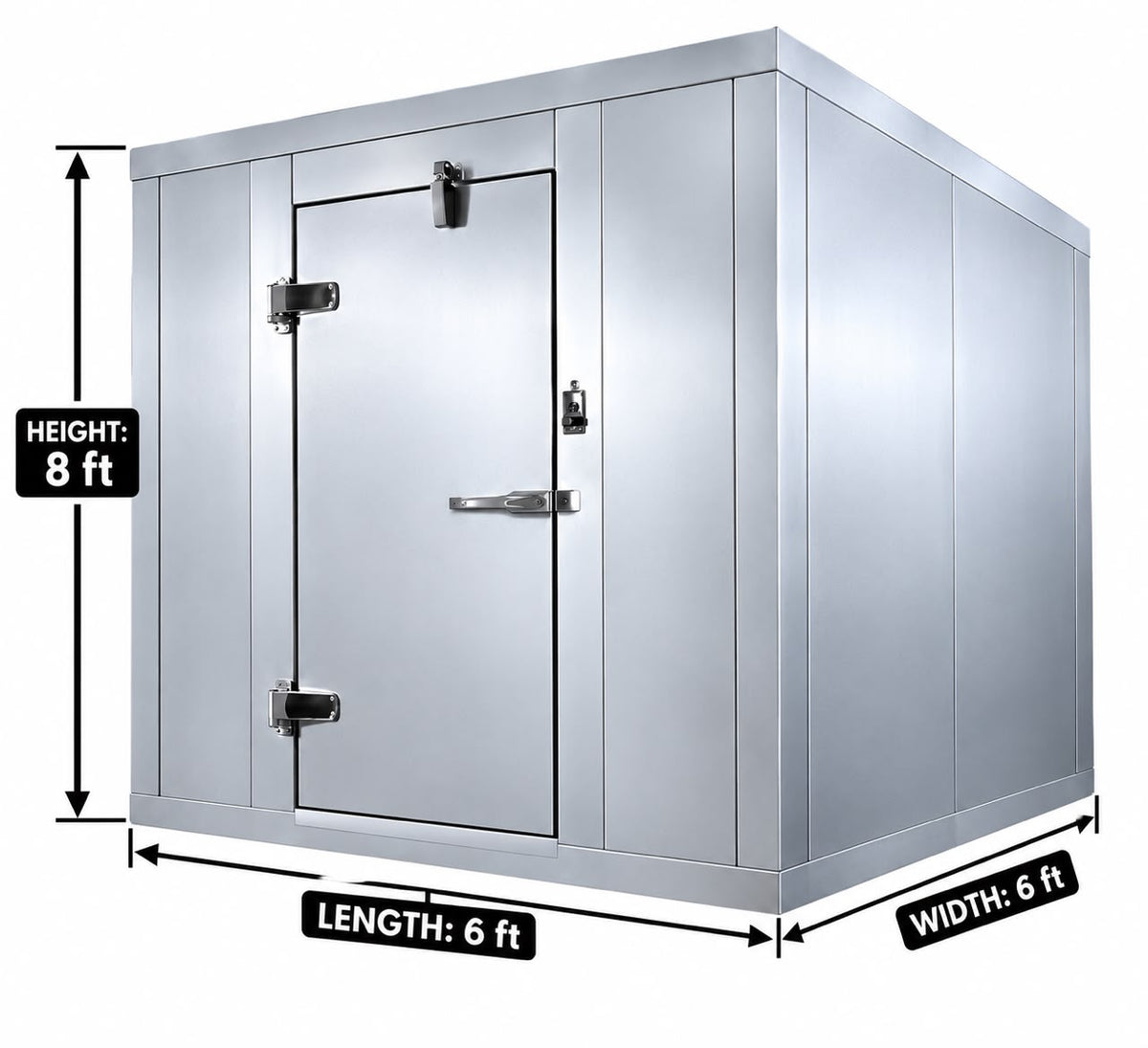 Customized 6ft x 6ft Walk-in Freezer / Coldroom