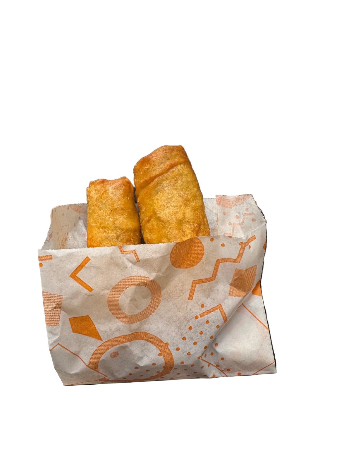 Orange Chips Proof Bag 12+6X12cm (125pcs per pack) greaseproof paper Mila Kitchenware and Equipment Limited