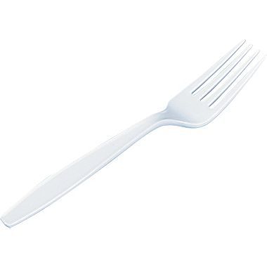 Disposable Fork White (100pcs) Mila Kitchen Ghana (www.milakitchen.com)