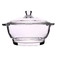 Glass Bowl with lid