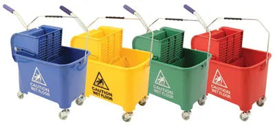 Industrial Mop Bucket with wringer - 20 Liters