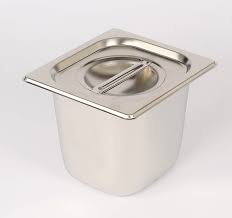 1/6 Stainless Steel Insert with cover