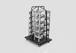 Trolley Chafing with 10 Chafing Inserts Mila Kitchenware and Equipment Limited