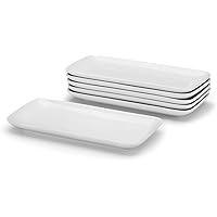 White Rectangular Serving Platter