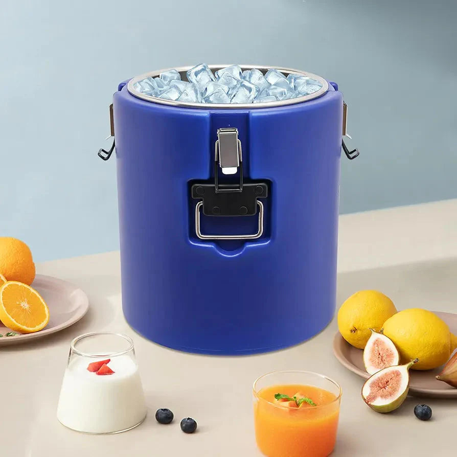 Food Warmer / Drinks Cooler (Round Blue) Small Mila Kitchenware and Equipment Limited