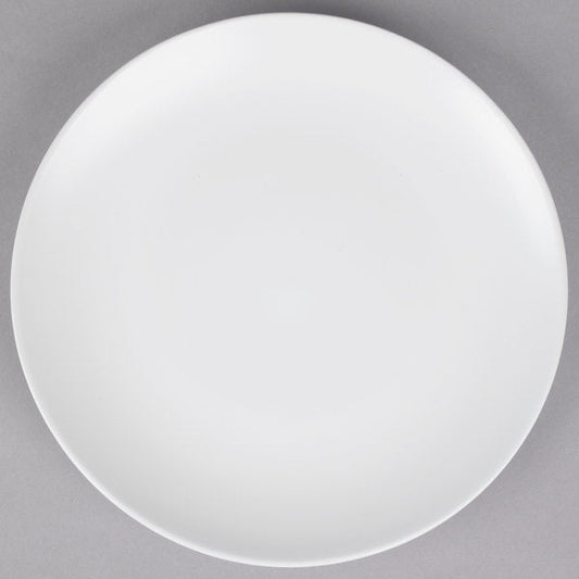 Round Dinner Plate - White Mila Kitchen Ghana (www.milakitchen.com)