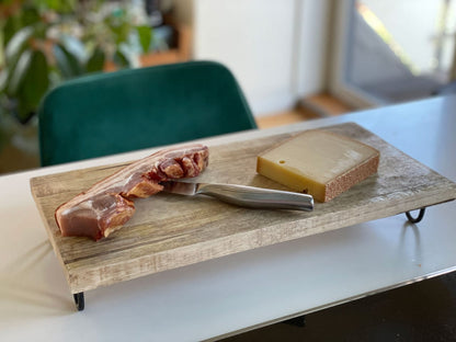 Rectangular Wooden Food Display