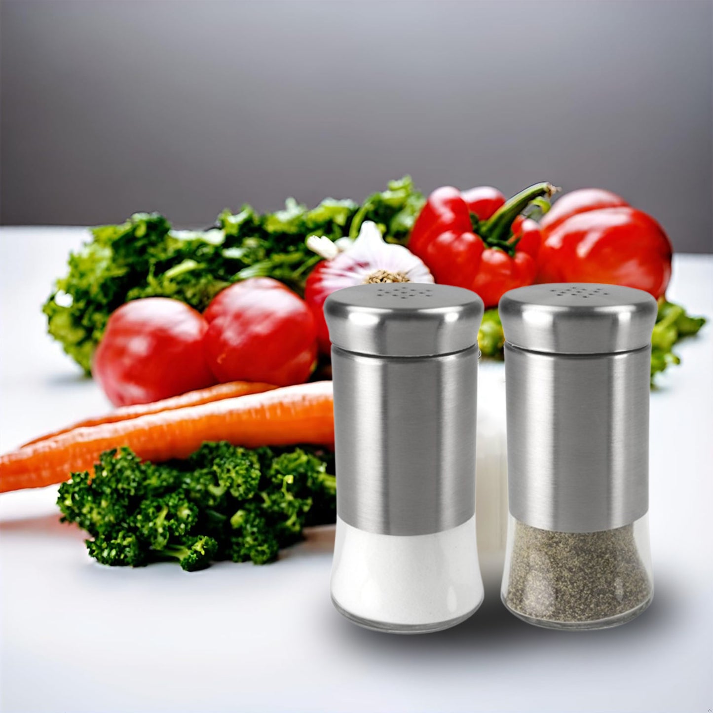 Salt and Pepper Shaker Set 2oz