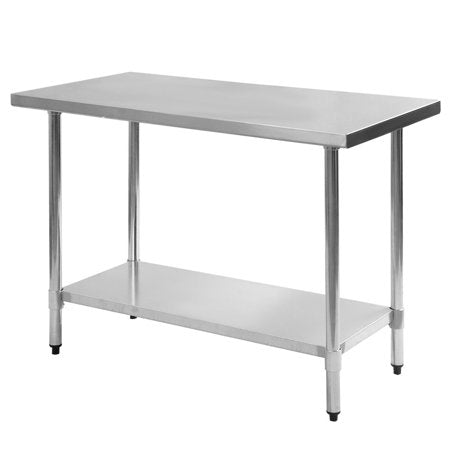 Stainless Steel Table  with Shelves Mila Kitchen Ghana (www.milakitchen.com)