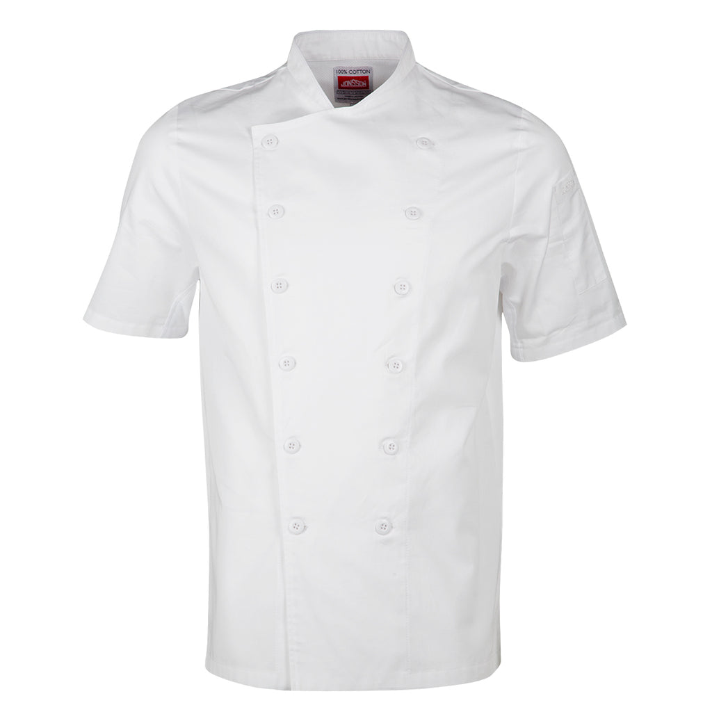 Chef Jacket - Short Sleeve -White