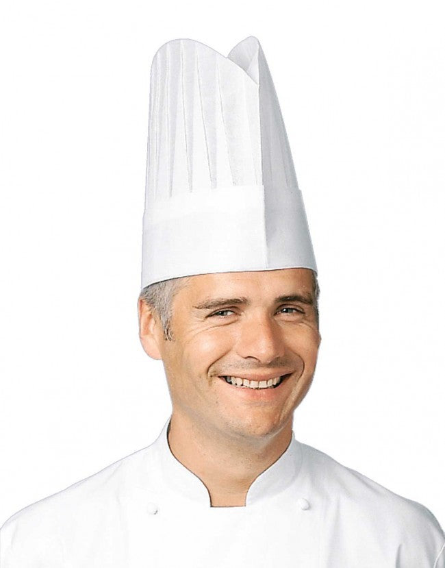 Disposable Chef Hat - Long (10pcs)