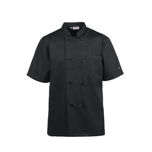 Chef Jacket - Short Sleeve -Black