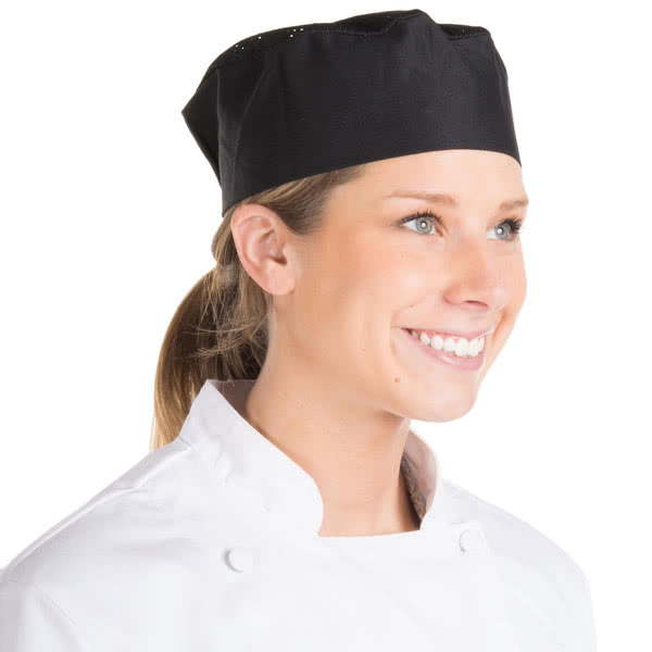Chef Hat Short (Not Disposable)
